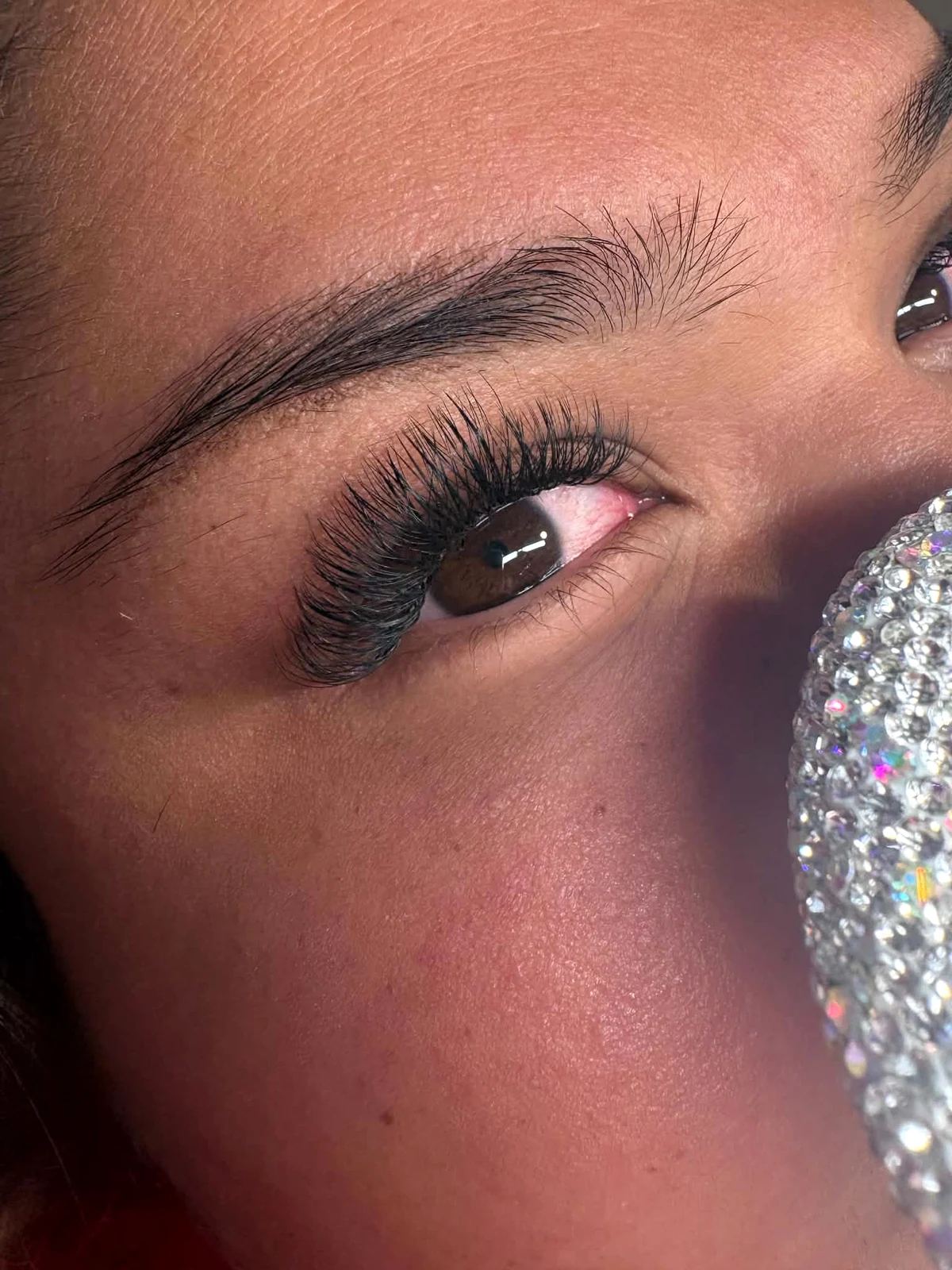 Lash artistry detail